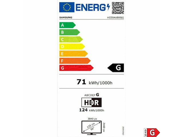 Smart tv - samsung 50" - 4k ultra hd - led - hdr - afbeelding 5 van  6