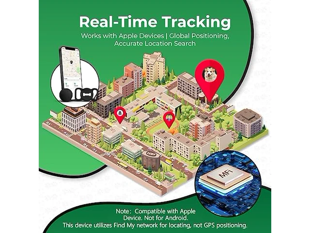Smart wireless tag voor ios - find my - afbeelding 2 van  5