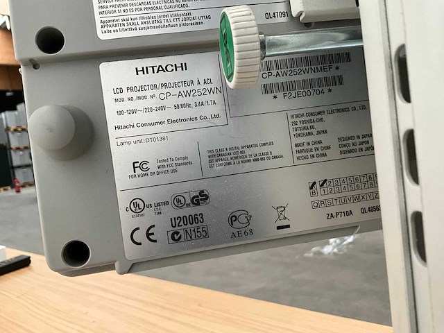 Smartboard + hitachi cp-aw252wn projector - afbeelding 15 van  15