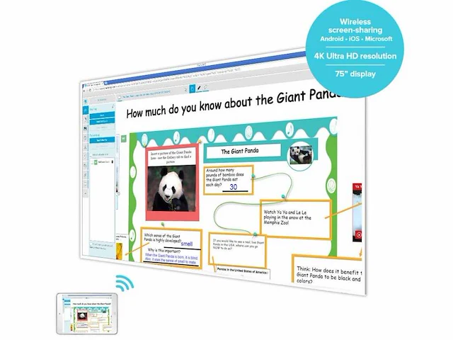 Smartboard sbd-2075 smart board non touch display (it47) - afbeelding 1 van  5