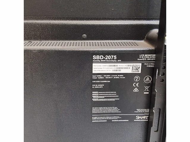 Smartboard sbd-2075 smart board non touch display (it47) - afbeelding 5 van  5