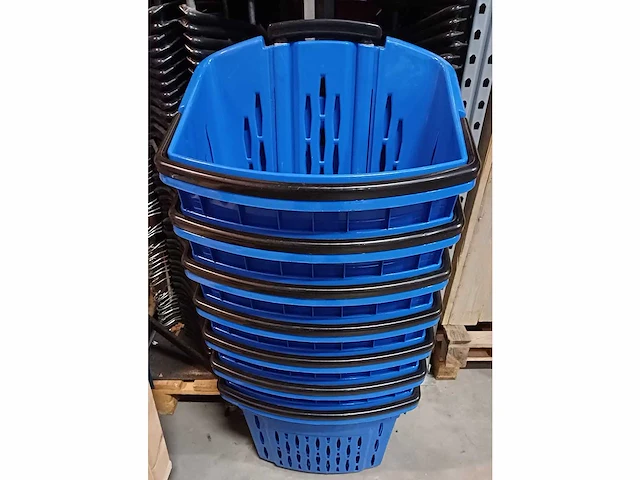 Smartline - winkeltrolley op wieltjes - winkeltrolley's (25x) - afbeelding 1 van  4