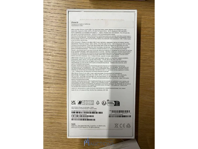 Smartphone apple iphone 14 - afbeelding 5 van  6