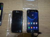 Smartphone huawei y6/mya-l41, 2 smartphones samsung galaxy s7 32 gb, smartphone samsung galaxy a51 met barst in scherm, allen zonder lader (b401) - afbeelding 6 van  9