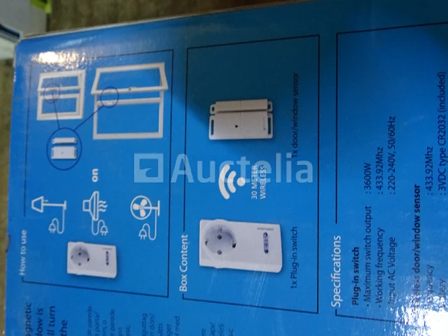 Smartwares controlled socket kit met openingsdetectie - afbeelding 4 van  4