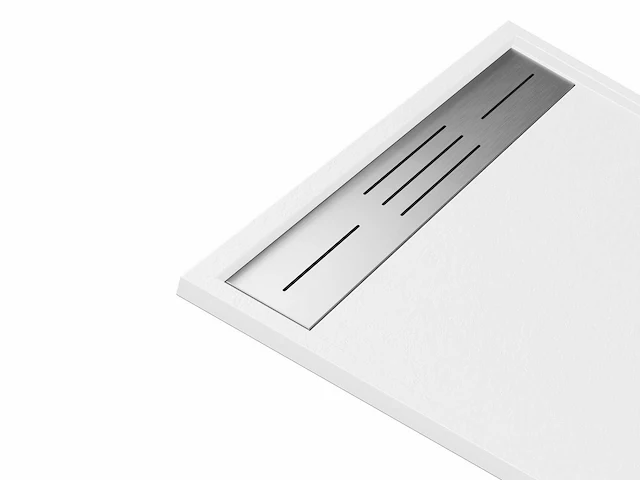 Smc extra platte opbouw- of inbouwinbouw ingesneden harsbak - wit - 140 x 90 cm - afbeelding 4 van  7