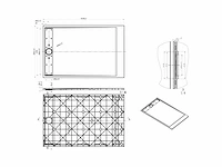 Smc extra platte opbouw- of inbouwinbouw ingesneden harsbak - wit - 140 x 90 cm - afbeelding 7 van  7