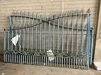 Smeedijzer hekwerk 560cm breed - afbeelding 1 van  3