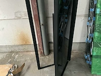 Smeedijzeren deur rechts open 830x1990 - afbeelding 5 van  6
