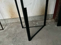 Smeedijzeren deur rechts open 890x2300 - afbeelding 5 van  5