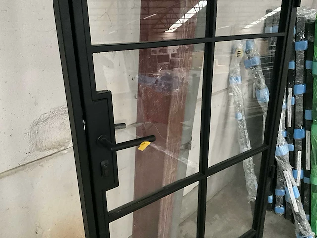 Smeedijzeren deur rechts open 900x2500 - afbeelding 2 van  6