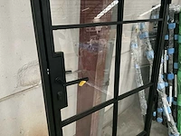 Smeedijzeren deur rechts open 900x2500 - afbeelding 2 van  6