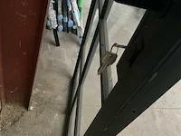 Smeedijzeren deur rechts open 900x2500 - afbeelding 5 van  6