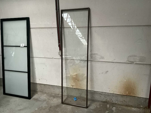 Smeedijzeren vast raam 630x2175 - afbeelding 1 van  3