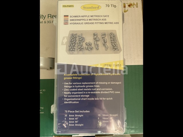 Smeernippel set metrisch 70 delig - afbeelding 2 van  2