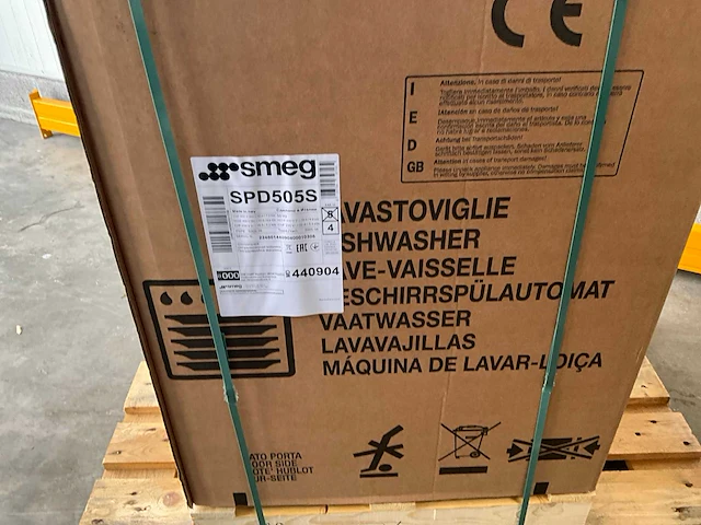 Smeg spd505s vaatwasser met automatische waterontharder - afbeelding 4 van  6