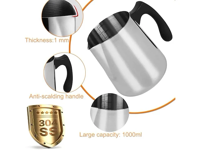 Smeltpot voor kaarsen - afbeelding 4 van  4