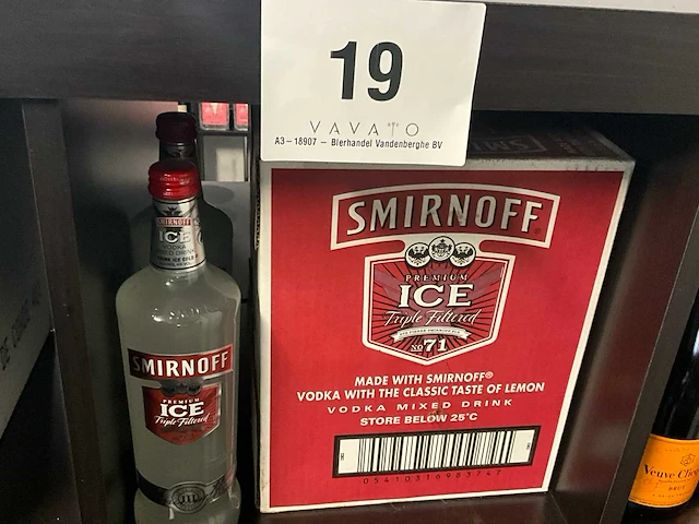 Smirnoff ice vodka 70cl - afbeelding 2 van  2