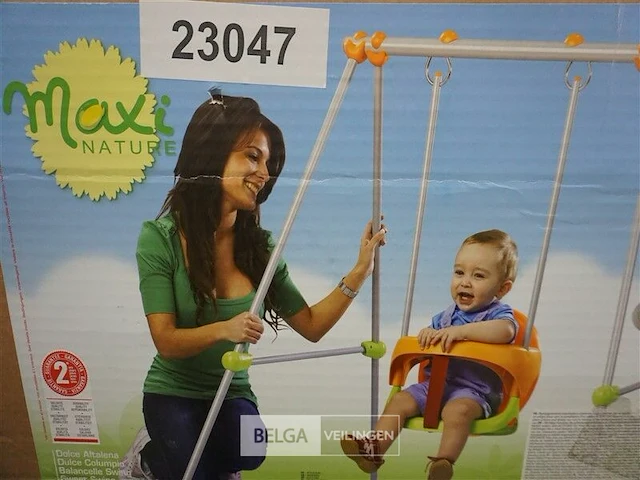 Smoby baby schommel maxi nature - afbeelding 2 van  2