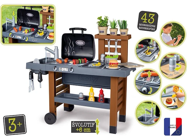 Smoby buitenkeuken - speelkeuken - afbeelding 2 van  3