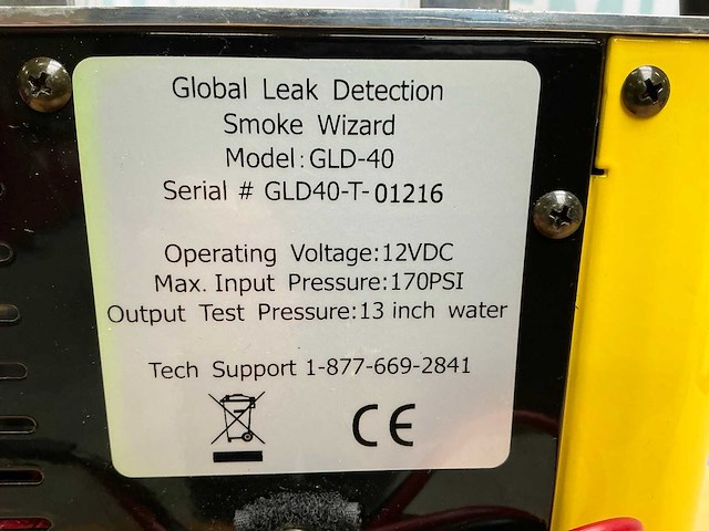 Smoke wizard gld-40 lek detector - afbeelding 10 van  10