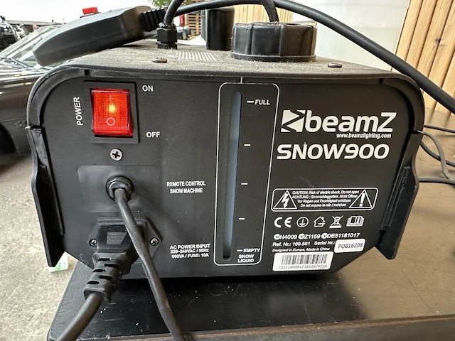 Sneeuwmachine beamz snow900 - afbeelding 2 van  2