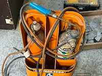 Snijbrander oxypack 3000 met partij diverse gasbrandmondstukken - afbeelding 1 van  3