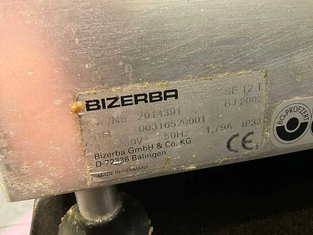 Snijmachine bizerba se 12 - afbeelding 5 van  5