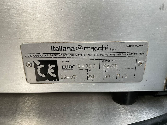Snijmachine italiana macchi g-330 - afbeelding 8 van  8