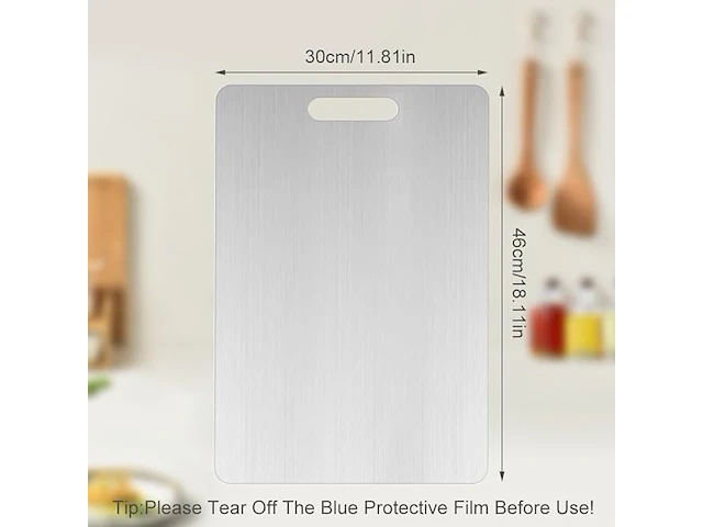 Snijplank van titanium - afbeelding 2 van  6