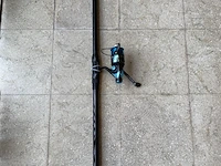 Snoekhengel + molen + draad 3,5m - afbeelding 1 van  2