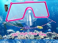 Snorkelset volwassenen roze - afbeelding 2 van  4