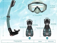 Snorkelset voor volwassenen - afbeelding 2 van  2