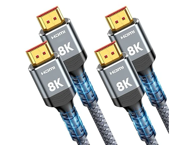 Snowkids hdmi 2.1-kabel 8k 3m (2 stuks) - afbeelding 1 van  4
