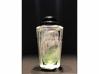 Snuff bottle inside glass painted - afbeelding 3 van  14