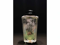 Snuff bottle inside glass painted - afbeelding 4 van  14