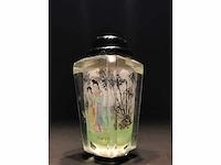 Snuff bottle inside glass painted - afbeelding 7 van  14