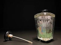 Snuff bottle inside glass painted - afbeelding 12 van  14