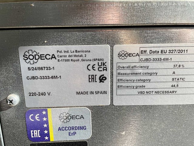Sodeca - cjbd-3333-6m-1 - afzuigmotor - afbeelding 4 van  6