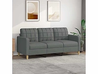 Sofa -3 zits - donkergrijze stof - afbeelding 2 van  8