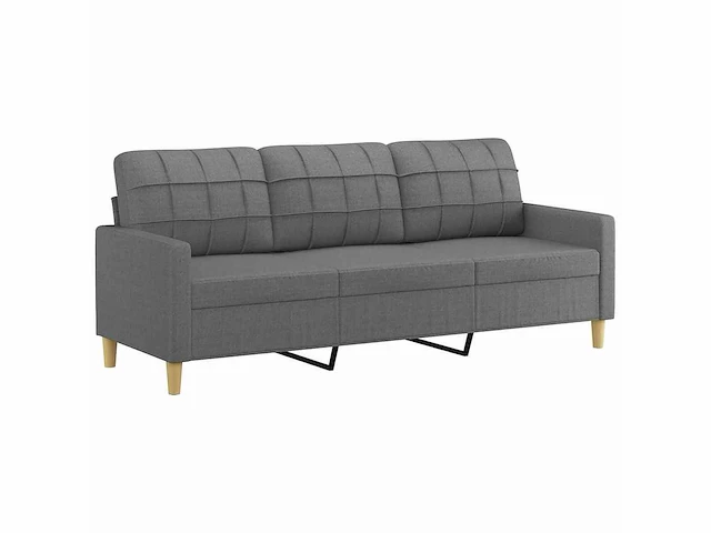 Sofa -3 zits - donkergrijze stof - afbeelding 3 van  8