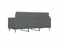 Sofa -3 zits - donkergrijze stof - afbeelding 6 van  8