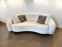 Sofa 230cm teddy beige - afbeelding 2 van  2