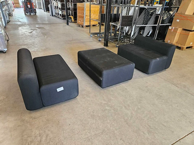 Sofa set in sunbrella stof - afbeelding 1 van  2