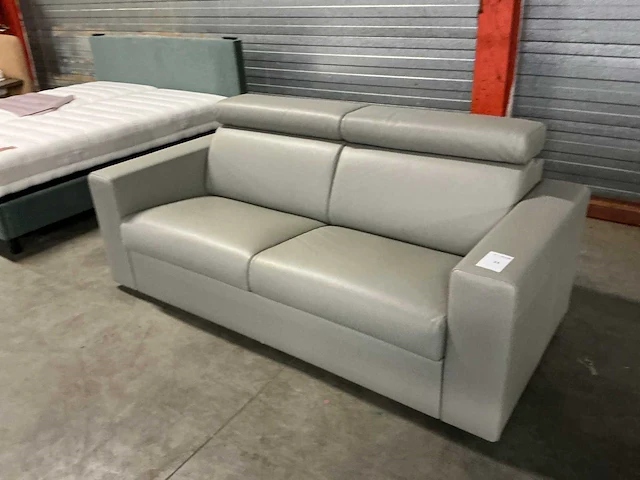 Sofabed lederen slaapbank - afbeelding 1 van  9