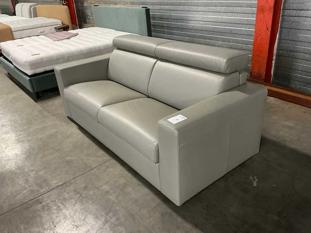 Sofabed lederen slaapbank - afbeelding 3 van  9