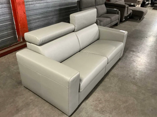Sofabed lederen slaapbank - afbeelding 5 van  9