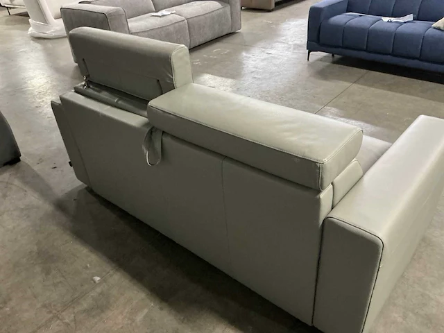 Sofabed lederen slaapbank - afbeelding 6 van  9