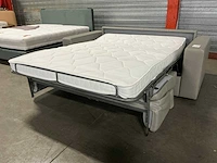 Sofabed lederen slaapbank - afbeelding 7 van  9