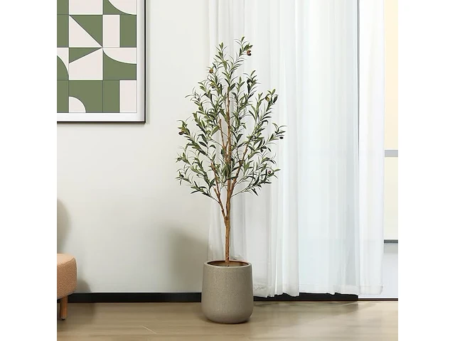 Soguyi kunstmatige olijfboom (150 cm) - afbeelding 1 van  4